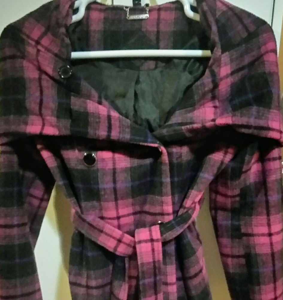 Jou Jou wool plaid peacoat